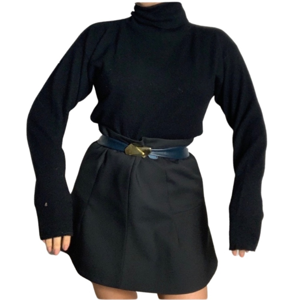 Vintage Belford 100% Cashmere Black Turtleneck